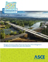 Oregon's Bridges Deficient Bridges Is an Indicator of the Aging Nature of Our State’S Bridge Inventory