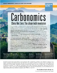 Carbonomics China Net Zero the Clean Tech Revolution