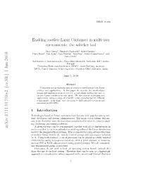 Enabling Rootless Linux Containers in Multi-User Environments: the Udocker Tool