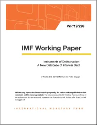 IMF Working Papers Describe Research in Progress by the Authors and Are Published to Elicit Comments and to Encourage Debate
