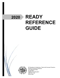 Ready Reference Guide
