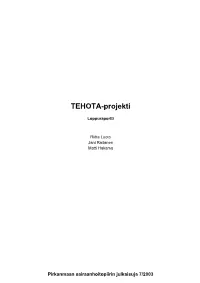 TEHOTA-Projekti