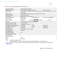 Tender Document# YES Corrigendum Document# Bid Document