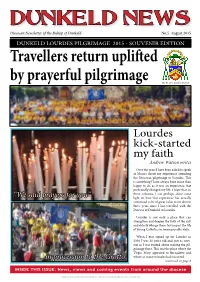 DUNKELD NEWS Diocesan Newsletter of the Bishop of Dunkeld No.5 August 2015