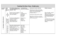 Teaching the River Chess : Module Plan