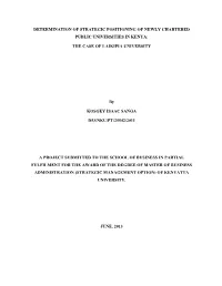THE CASE of LAIKIPIA UNIVERSITY by KOSGE