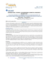 Analysis of Effect of Primer Coat on Solid Ink Density Of