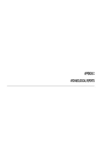 Appendix C Archaeological Reports