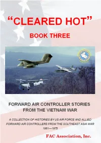 FAC Association, Inc. “ Cleared Hot” Book Three Section One