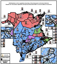 2020 Members of the Legislative Assembly of New Brunswick