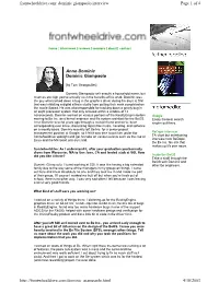 Dominic Giampaolo Interview Page 1 of 4