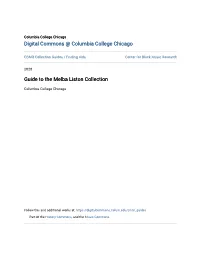 Guide to the Melba Liston Collection