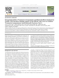 Interpreting Indirect Treatment Comparisons and Network Meta