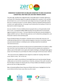 Minderoo Foundation's $5 Million Donation to Zero