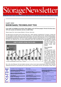 Show Sags, Technology Too