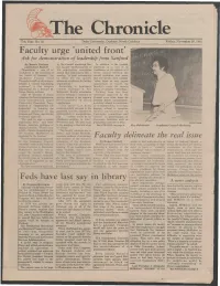 The Chronicle 77Th Year, No