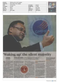 'Waking Up' the Silent Majority