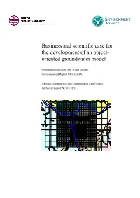 Business and Scientific Case for the Development of an Object-Oriented Groundwater Model