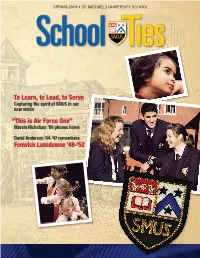 School Ties: 2009, Spring Issue
