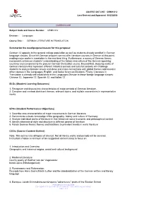 (Student Performance Objectives) Ccos