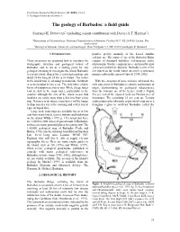 The Geology of Barbados: a Field Guide