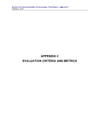Appendix C October 8, 2014