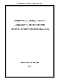 Contextual Factors Affecting