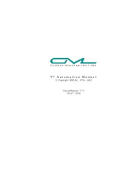 GML Automation V7 Manual