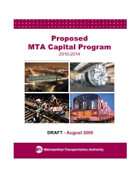 Proposed MTA Capital Program 2010-2014