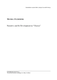MONIKA FLUDERNIK Narrative and Its Development in “Ulysses”