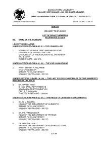 SENATE FINAL LIST AS on 5-3-2018 New.Pdf