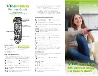 View a Printable Version of Our Complete Alphabetized Channel List