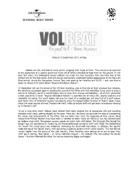 VOLBEAT Intl Biog 7 2010