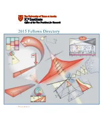 2015 Fellows Directory
