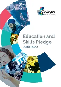Education and Skills Pledge June 2020