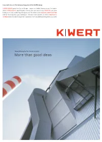 More Than Good Ideas KAEFER 2004