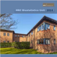 MRC Biostatistics Unit 2014