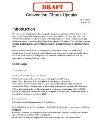 Convention Charts Update Introduction