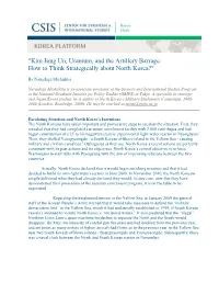 "Kim Jong Un, Uranium, and the Artillery Barrage: How to Think Strategically About North Korea?"
