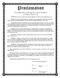 Proclamation