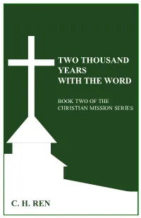 A Journey Into Christian Understanding