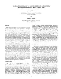 Baseline Climatology of Sounding Derived Parameters Associated with Deep Moist Convection ______