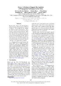 Prta: a System to Support the Analysis of Propaganda Techniques in The