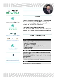 Sutarto Mohammad