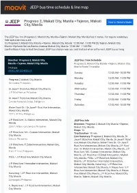 JEEP Bus Time Schedule & Line Route