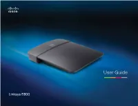 Linksys E800 Router User Guide