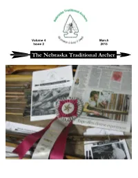 Nebraska Traditional Archers 3-D Spring String Shoot