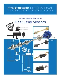 The Ultimate Guide to Float Level Sensors