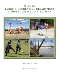 2014-2024 Parks & Recreation Department Comprehensive