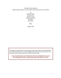 A Preliminary Report on Open Seat House Nominations in 2014